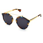 #BROWN*BLUEPATTERN + GOLD METAL / JULIAN (SUNGLASSES)
